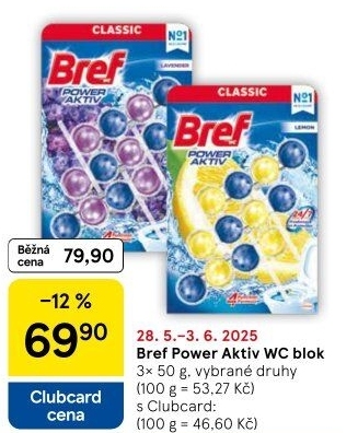 WC blok tuhý Power Aktiv Bref