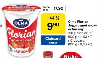 Jogurt smetanový Florian Olma