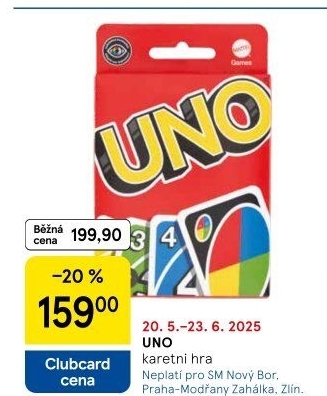 Karetní hra Uno Mattel