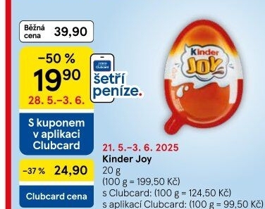 Kinder Joy s překvapením