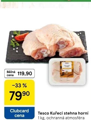 Kuřecí stehna Tesco