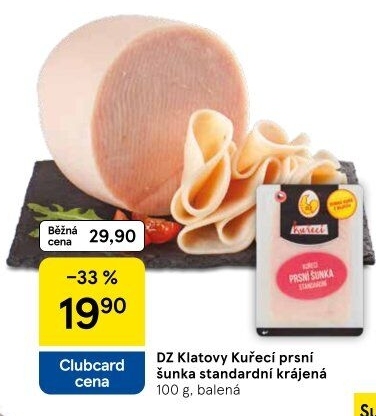 Kuřecí šunka prsní standard DZ Klatovy