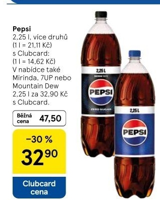 Limonáda Pepsi