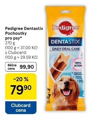 Pamlsky pro psy Denta Stix Pedigree
