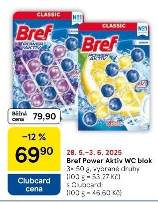 WC blok tuhý Power Aktiv Bref