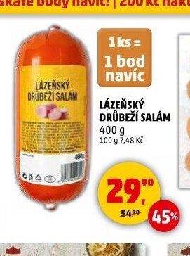 Lázeňský drůbeží salám