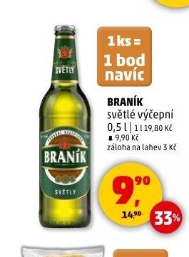 Braník světlé výčepní