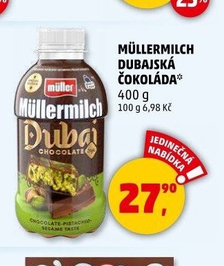 MÜLLERMILCH DUBAJSKÁ ČOKOLÁDA