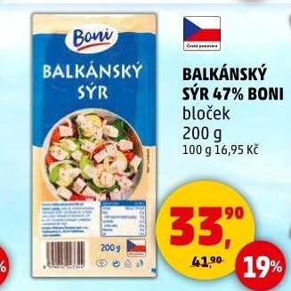 Balkánský sýr Boni