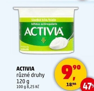 Bílý jogurt Activia Danone