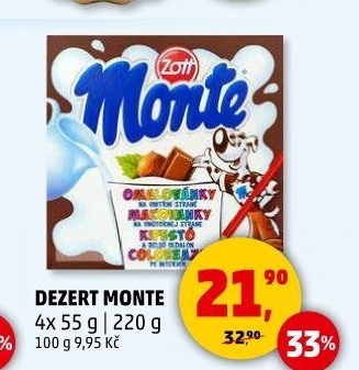 Dezert Monte Zott