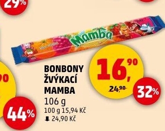 Karamely ovocné Mamba Storck