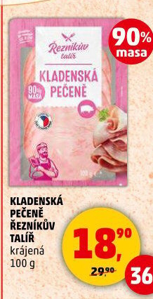 Kladenská pečeně Řezníkův talíř