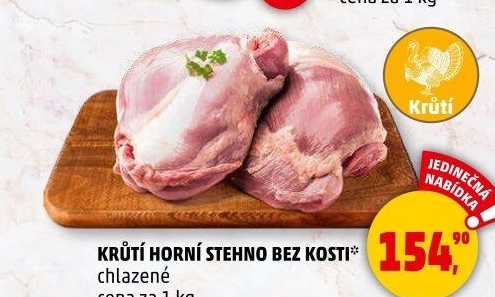 Krůtí stehno bez kosti