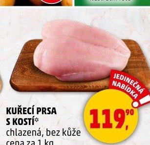 Kuřecí prsa s kostí