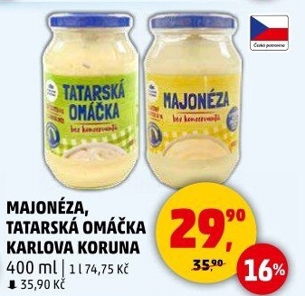 Majonéza Karlova Koruna