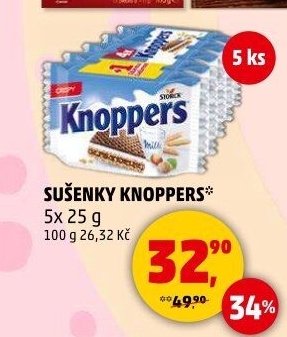 Oplatky Knoppers Storck