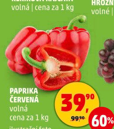 Paprika červená