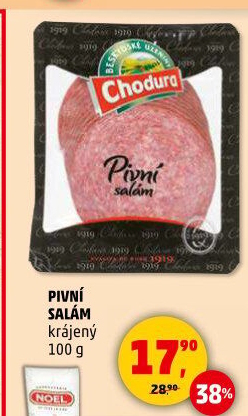 Salám pivní Beskydské uzeniny Chodura