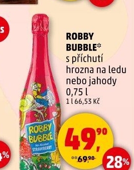 Sekt nealkoholický dětský Robby Bubble