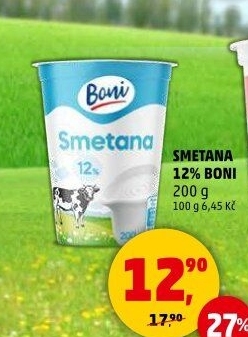 Smetana 12% Boni