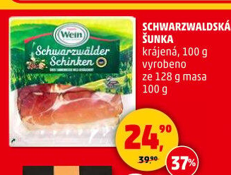 Šunka schwarzwaldská Wein