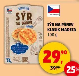 Sýr na pánev Madeta