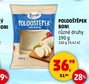 Sýr Polooštěpek Boni