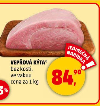 Vepřová kýta bez kosti