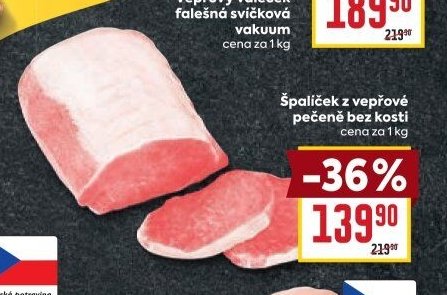Špalíček z vepřové pečeně bez kosti