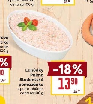 Lahůdky Palma Studentská pomazánka
