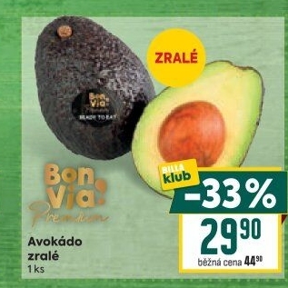 Avokádo Billa Bonvia Premium