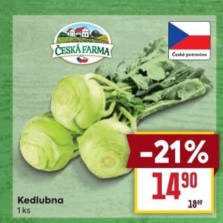 Kedlubna Česká farma