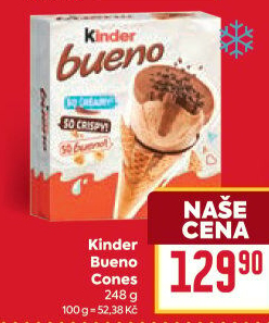 Nanuk kornout Kinder Bueno