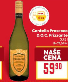 Prosecco Contello DOC Frizante