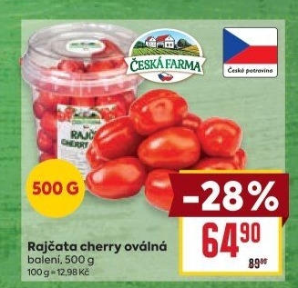 Rajčata cherry Česká farma