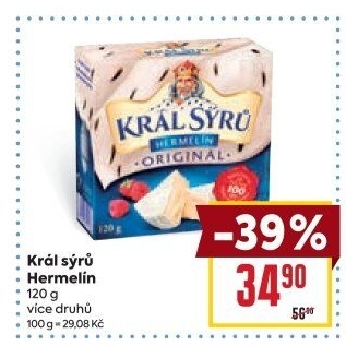 Sýr Hermelín Král sýrů