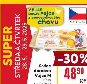 Vejce z podestýlky M Srdce Domova