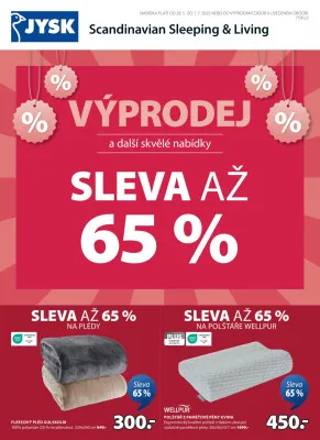 akční leták Jysk 28.5.2025-1.7.2025
