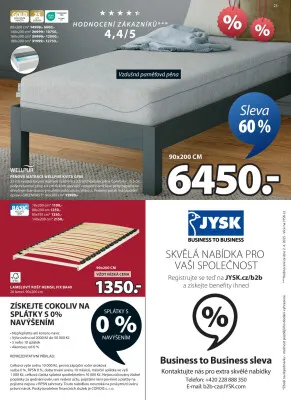 akční leták Jysk 28.5.2025-1.7.2025