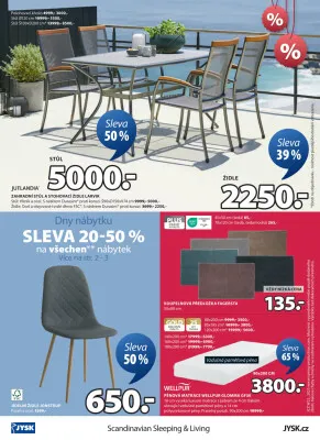 akční leták Jysk 28.5.2025-1.7.2025