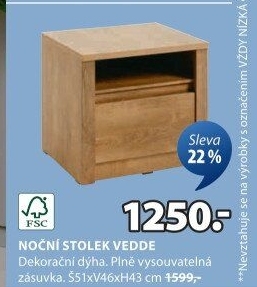 Noční stolek Vedde