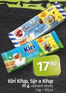 Sýr a křup Kiri