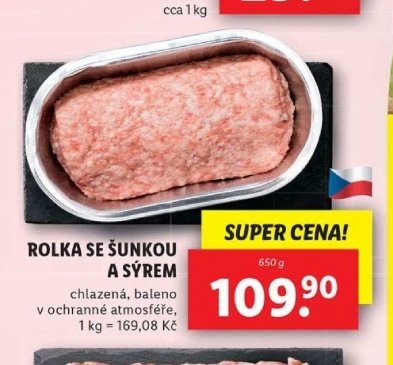 ROLKA SE ŠUNKOU A SÝREM