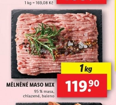 MĚLNĚNÉ MASO MIX