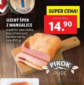 Uzený špek z Mangalice