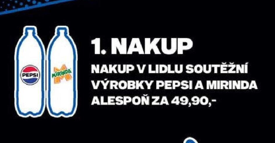 VÝROBKY PEPSI A MIRINDA