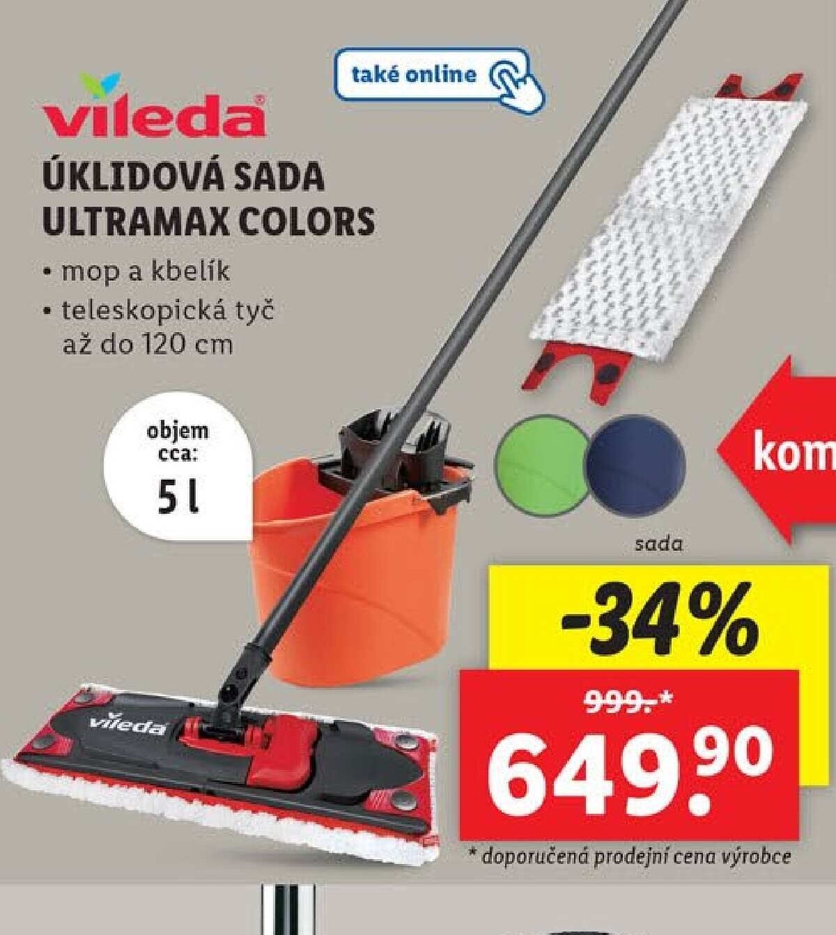 Vileda Úklidová sada Ultramax Colors