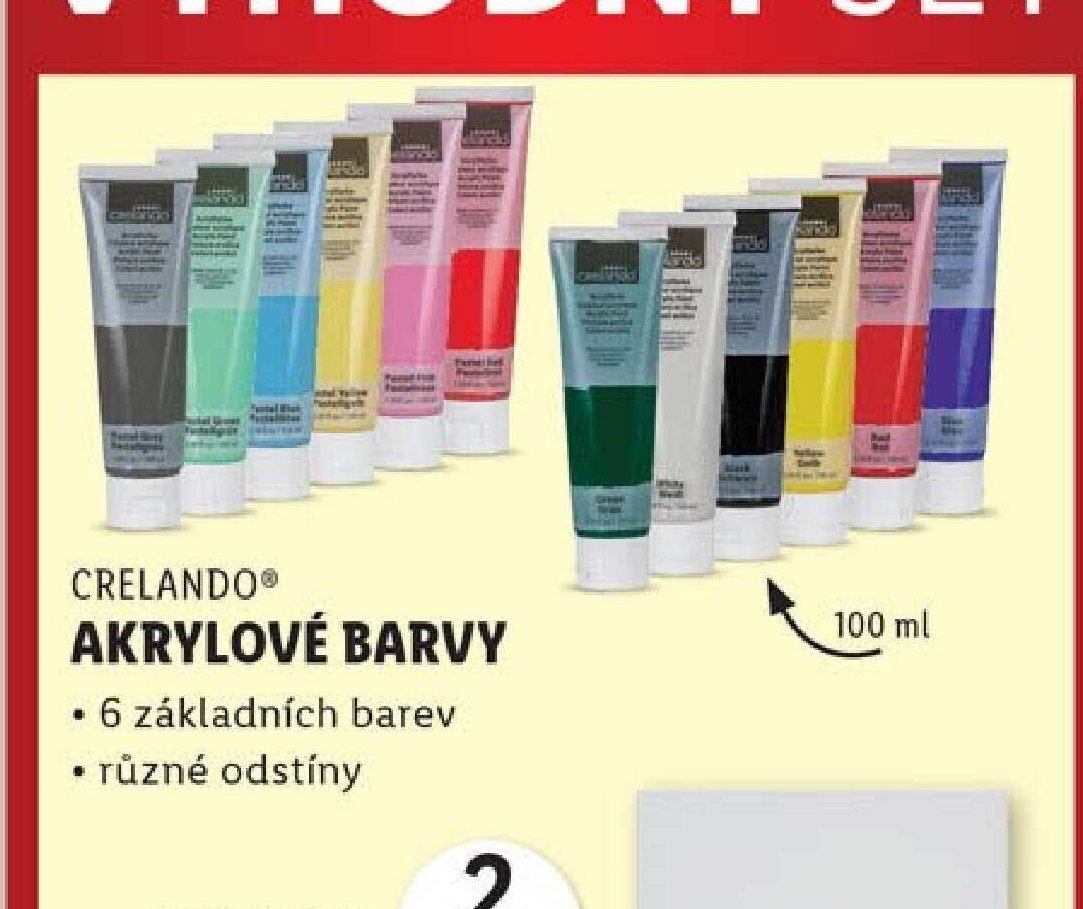 Crelando Akrylové barvy