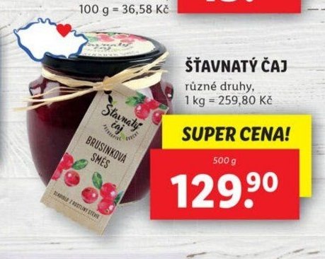 Šťavnatý čaj